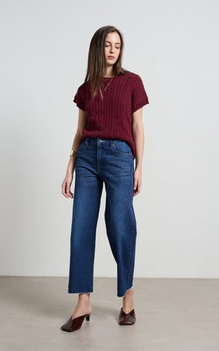 Lina Mid Rise Indigo Jeans