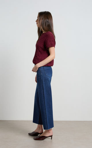 Lina Mid Rise Indigo Jeans