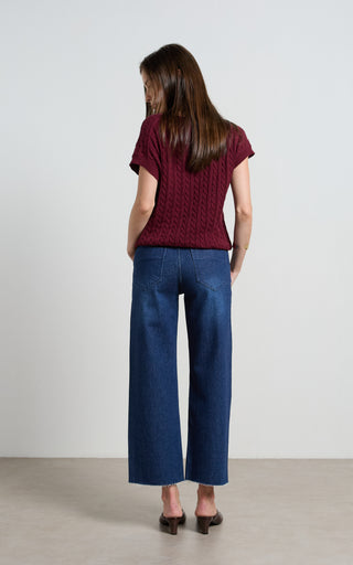 Lina Mid Rise Indigo Jeans