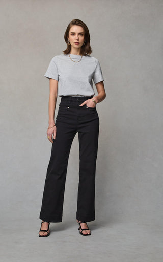 Maarte Black Wide Leg Jeans