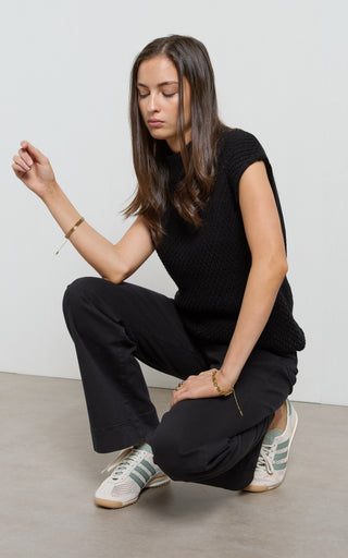 Maarte Black Wide Leg Jeans