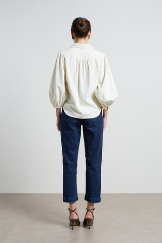 Marlowe Ivory Denim Shirt