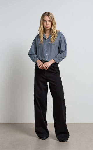 Elma Navy Stripe Shirt