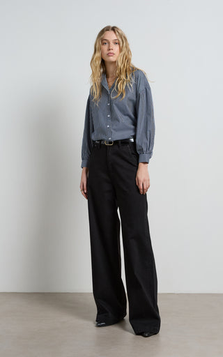 Elma Navy Stripe Shirt