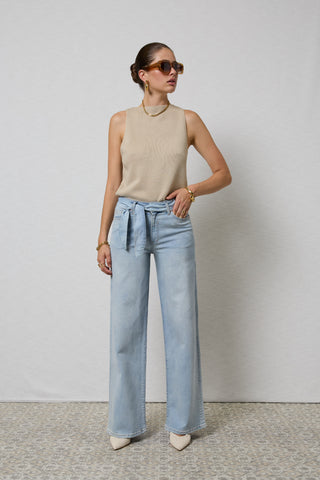 Molly Coastal Blue Straight Leg Jeans
