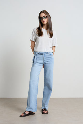 Molly Coastal Blue Straight Leg Jeans