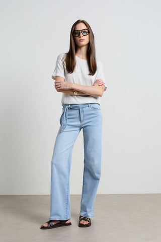 Molly Coastal Blue Straight Leg Jeans