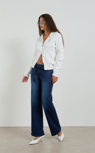 Molly Mid Rise Straight Leg Indigo Jeans