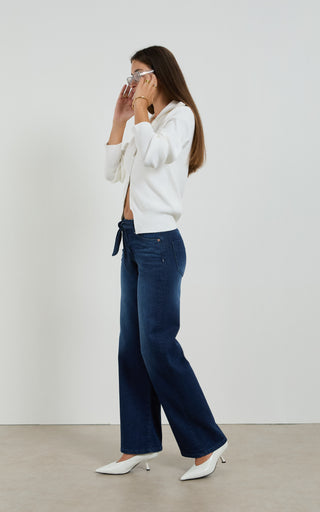 Molly Mid Rise Straight Leg Indigo Jeans