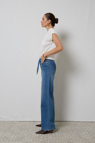 Molly Rodeo Blue Straight Leg Jeans
