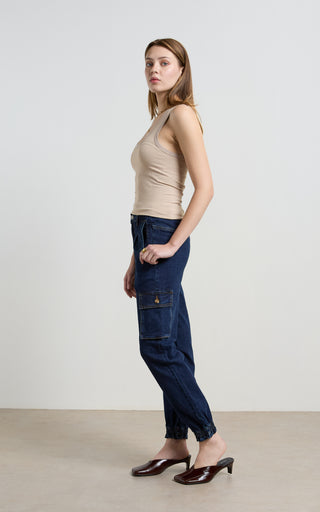 Mora Cargo Denim Pants