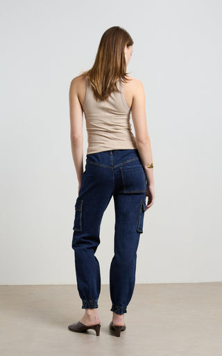 Mora Cargo Denim Pants
