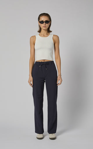 Newman Navy Active Straight leg Pants | DRICOPER DENIM