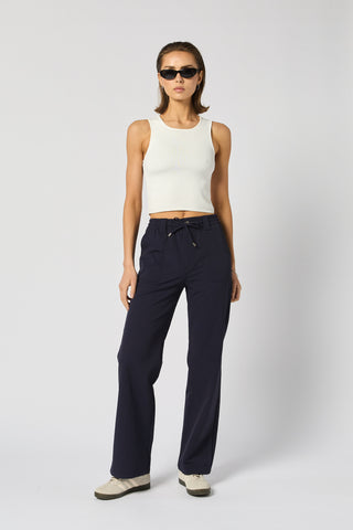 Newman Navy Active Straight leg Pants