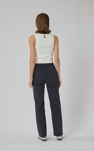 Newman Navy Active Straight leg Pants | DRICOPER DENIM