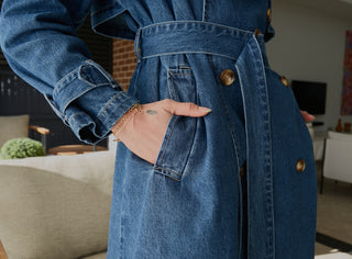 Reya Denim Trench Coat