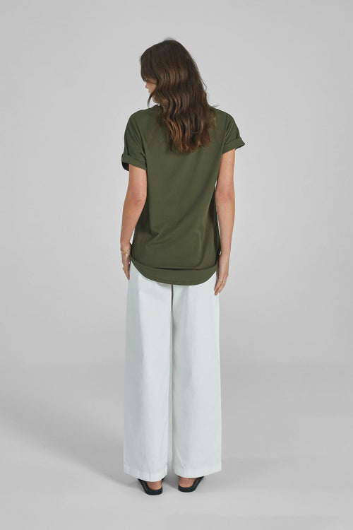 Slouchy Forest Green Tee
