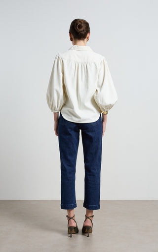 Stella Stretch High Waisted Indigo Trousers