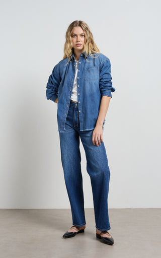 Tahiti Pacific Blue Denim Shirt