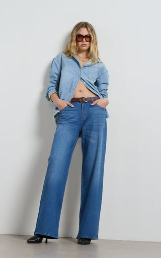 Tahiti Sunbleach Denim Shirt
