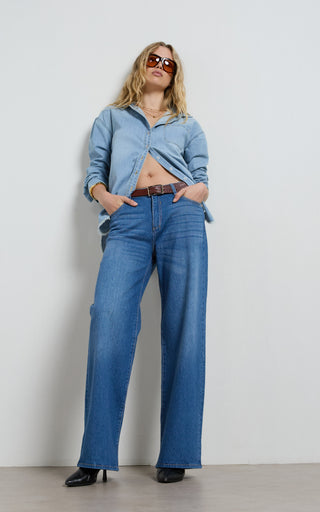Tahiti Sunbleach Denim Shirt