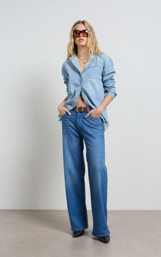 Zelda Rodeo Blue Baggy Jeans