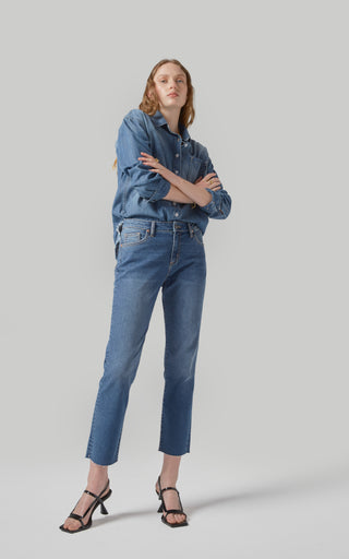 Tahiti Pacific Blue Denim Shirt | DRICOPER DENIM
