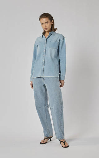 Tahiti Sunbleach Denim Shirt | DRICOPER DENIM