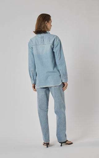 Tahiti Sunbleach Denim Shirt | DRICOPER DENIM