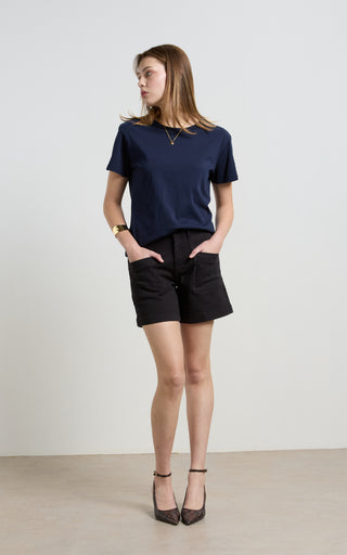 Zaplin Black Denim Shorts