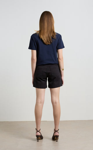 Zaplin Black Denim Shorts