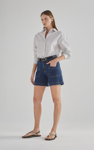 Zaplin Paris Blue Denim Shorts