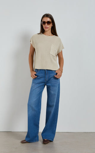 Zelda Rodeo Blue Baggy Jeans