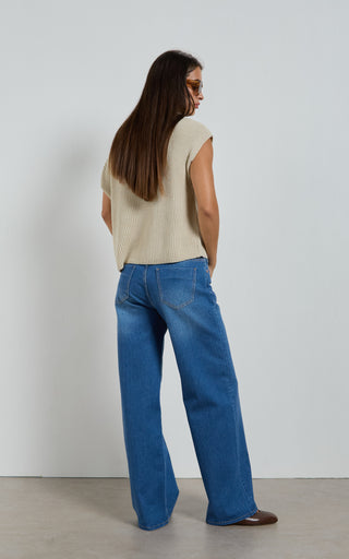 Zelda Rodeo Blue Baggy Jeans