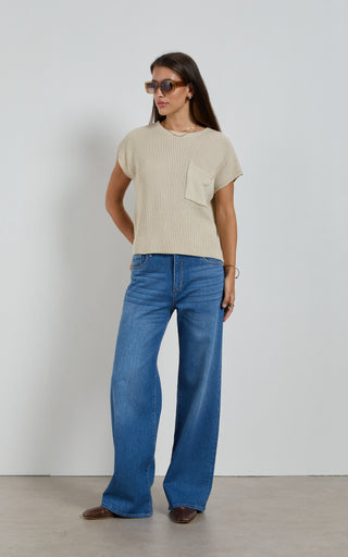 Zelda Rodeo Blue Baggy Jeans