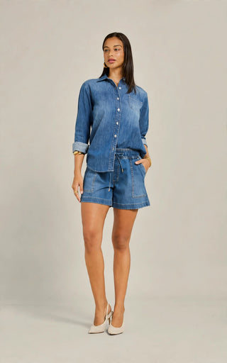 Kellina Rodeo Blue Shorts