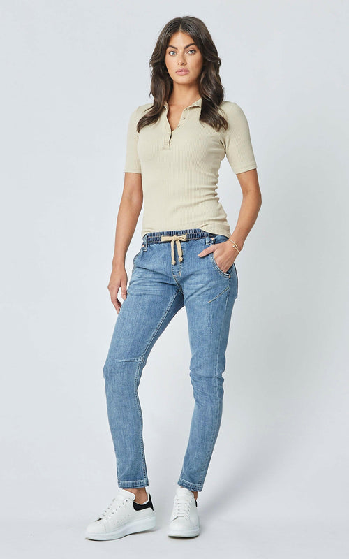 Split Tidal Rib Top