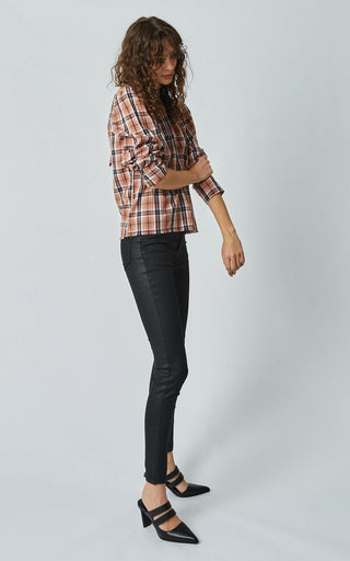 Lauren Mid Rise Coated Jeans | DRICOPER DENIM