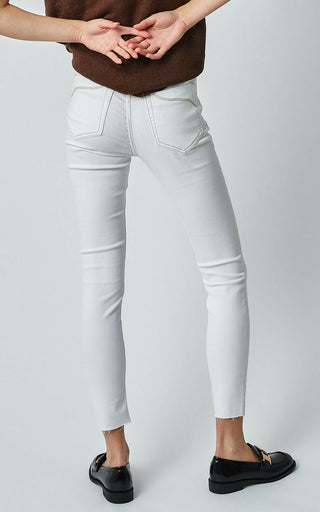 DCD High Waisted White Jeans | DRICOPER DENIM