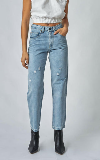 Evie Wide Leg Sun Bleach Denim Jeans | DRICOPER DENIM