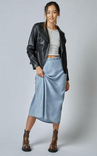 Gonna Tencel Skirt  DRICOPER DENIM SKIRTS.