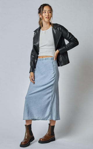 Gonna Tencel Skirt  DRICOPER DENIM SKIRTS.