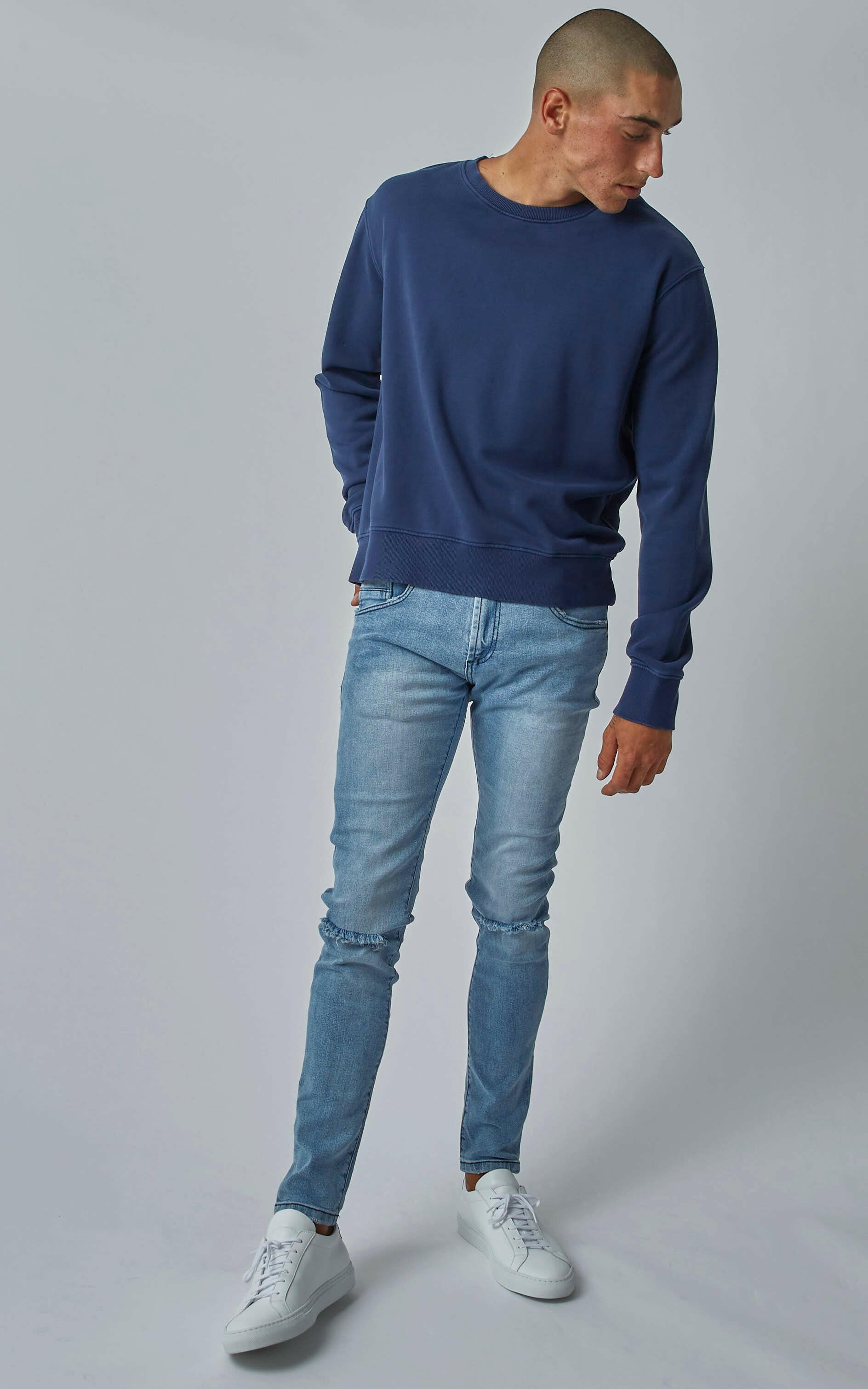 Jason Faded Blue Denim Jeans | DRICOPER DENIM
