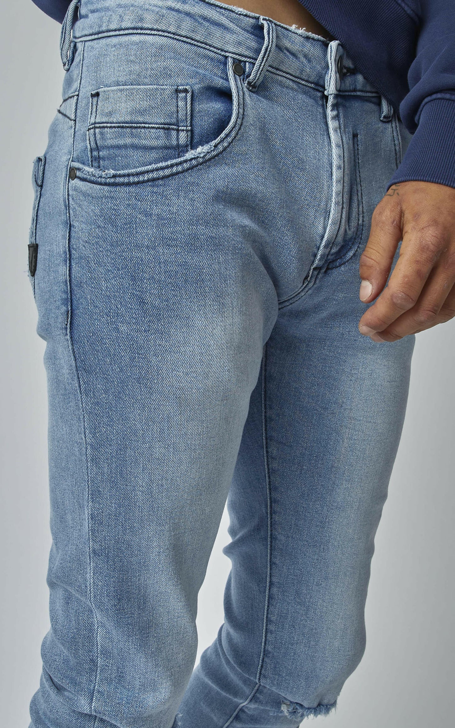 Jason Faded Blue Denim Jeans | DRICOPER DENIM