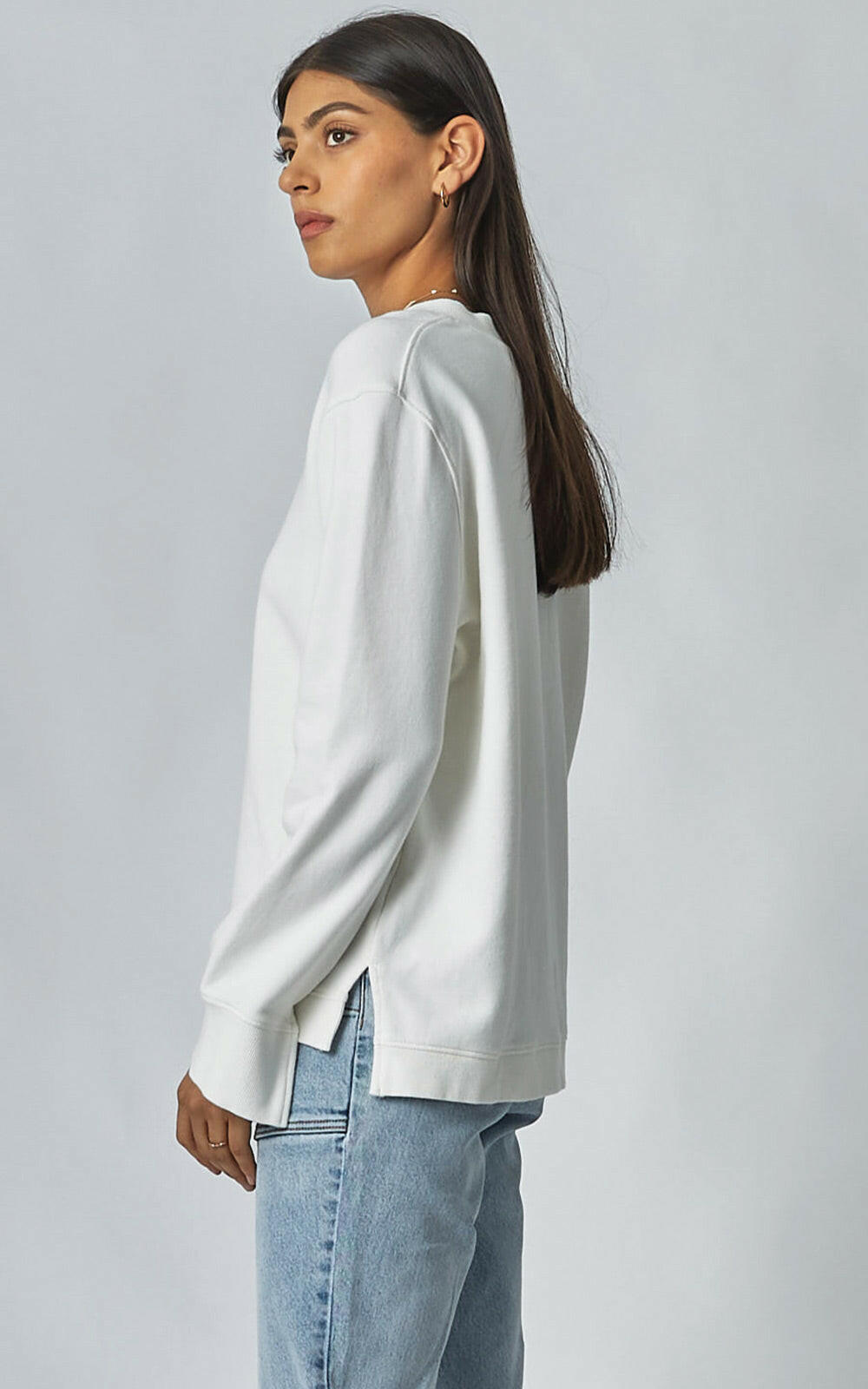 Penelope Ivory Sweatshirt | DRICOPER DENIM